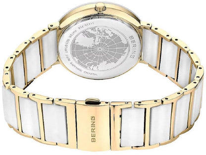 Bering Ceramic 11435-758 Damenuhr • Kratzfestes Saphirglas • High-Tech Keramik