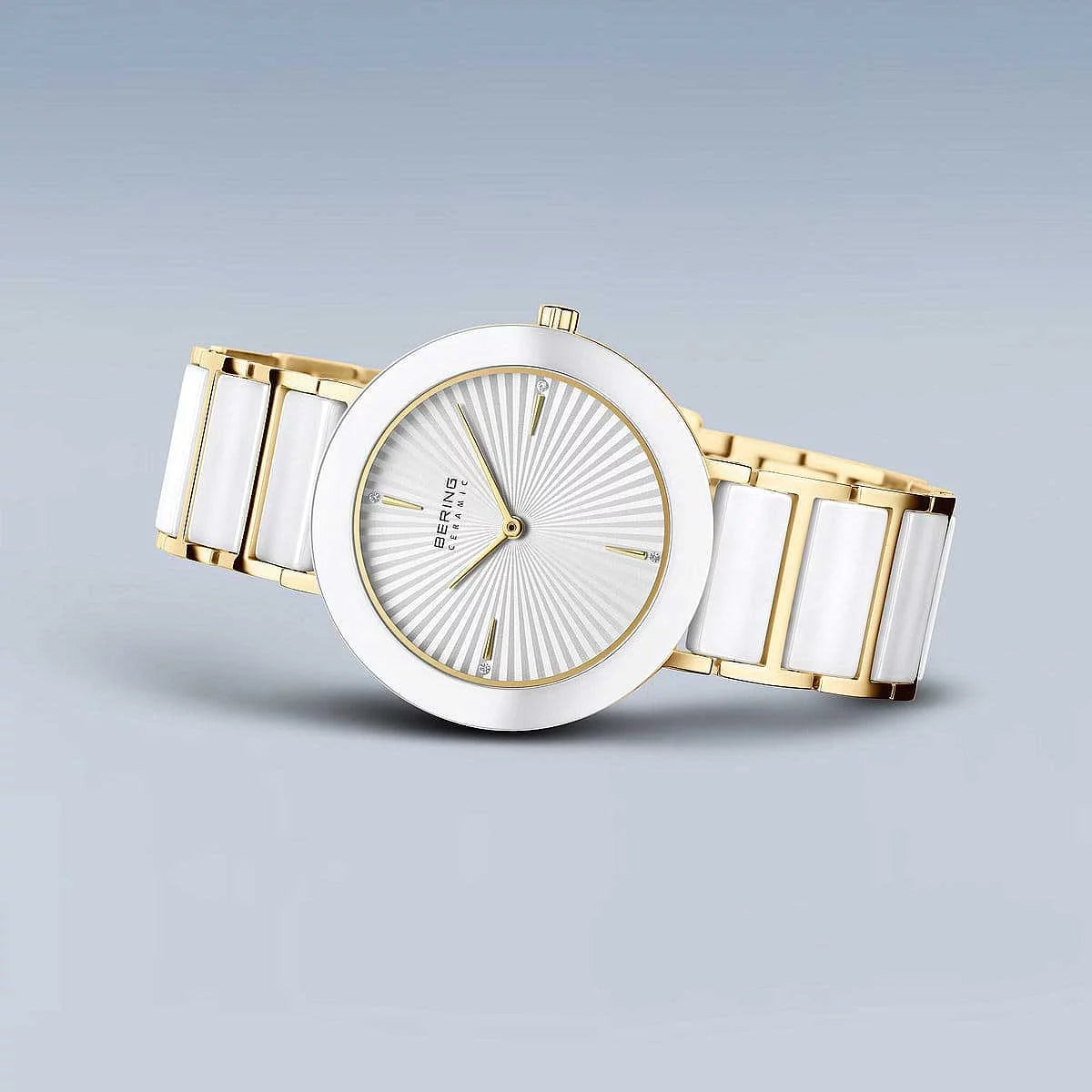 Bering Ceramic 11435-758 Damenuhr • Kratzfestes Saphirglas • High-Tech Keramik