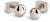Hochglanzpolierte Kugel-Ohrstecker, Boccia Jewelry 05013-01, silbern, mit Steckverschluss