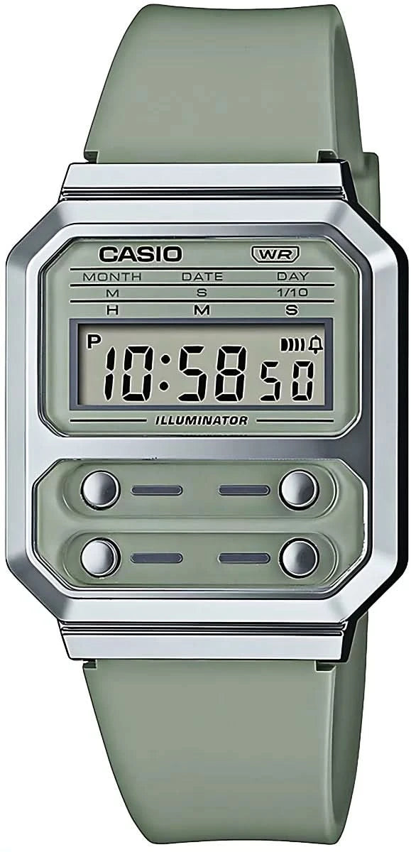 Casio Vintage A100WEF-3AEF Watch • Iconic Retro Design • Digital Stopwatch Function