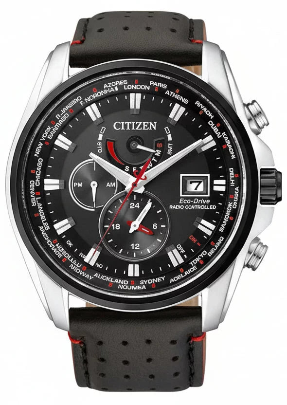 Citizen AT9036-08E Herrenuhr • Funk-Solar-Antrieb • Saphirglas