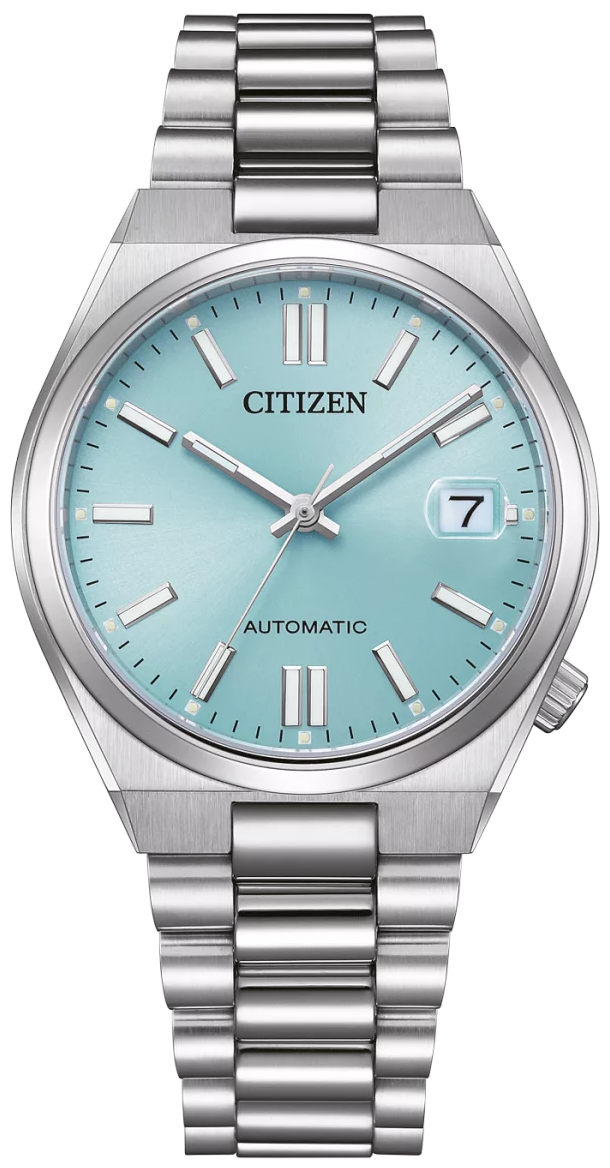 Citizen Automatik NJ0200-50L Uhr • Präzises Automatikwerk • Blaues Zifferblatt