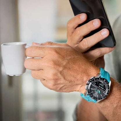 Festina Connected D F23000/5 Herrenuhr • Hybrid-Antrieb • Titan & Saphirglas