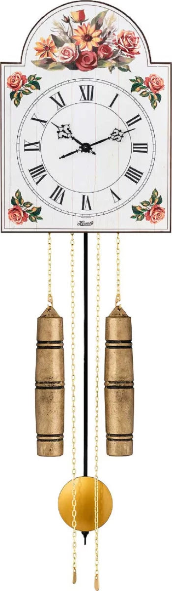 Hermle Wanduhr 62x29x21 cm Holz • Mechanisches Uhrwerk • Halbstundenschlag