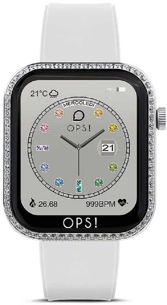 OPS! Call Diamonds OPSSW-39 Damen Uhr • Anruffunktion • Kristallbesatz