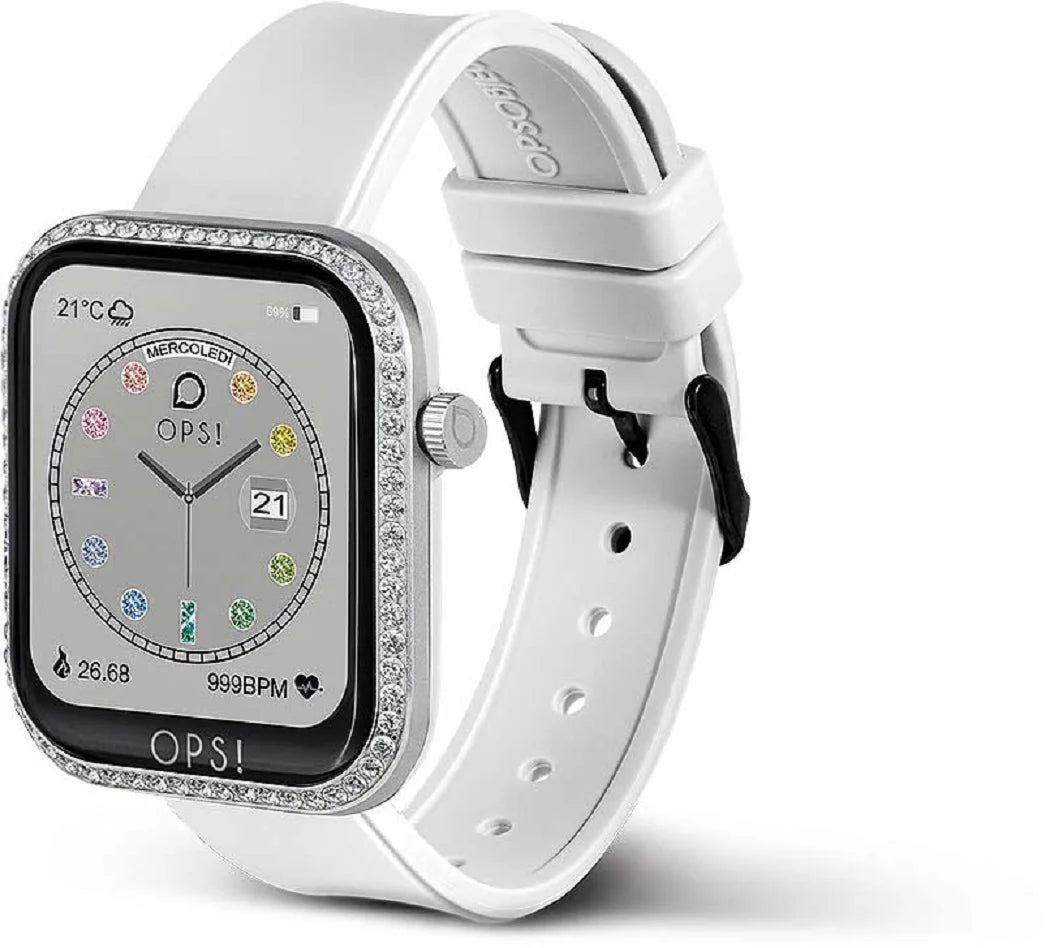 OPS! Call Diamonds OPSSW-39 Damen Uhr • Anruffunktion • Kristallbesatz