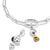 Charm-Anhänger aus recyceltem 925er Sterlingsilber mit handbemaltem Snoopy PEANUTS Motiv, Thomas Sabo, Modell: 2225-664-11