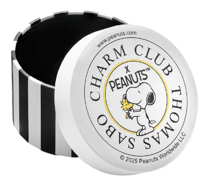 Charm-Anhänger aus recyceltem 925er Sterlingsilber mit handbemaltem Snoopy PEANUTS Motiv, Thomas Sabo, Modell: 2225-664-11