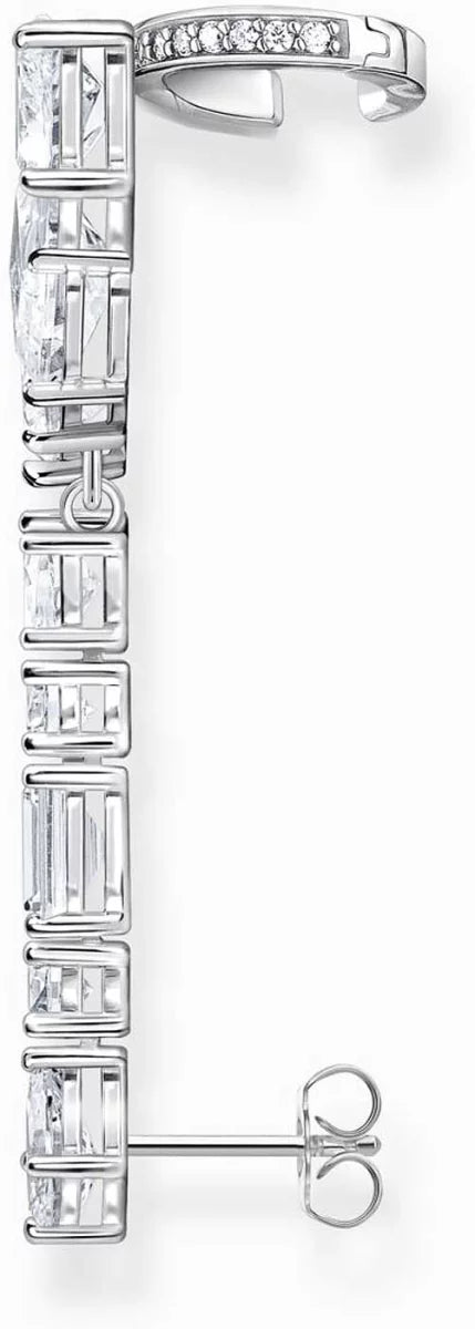 Langer Einzel Earclimber mit steinbesetztem Earcuff - Thomas Sabo Modell: H2280-051-14