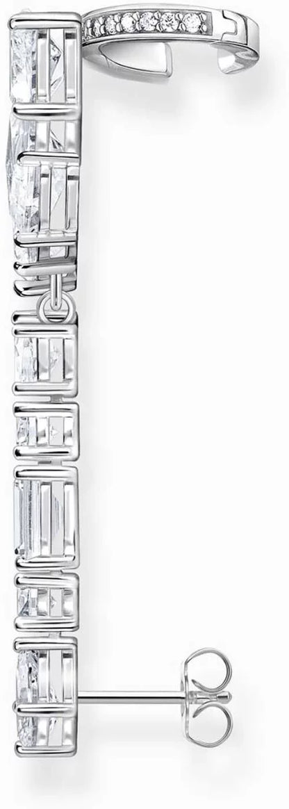 Langer Einzel Earclimber mit steinbesetztem Earcuff - Thomas Sabo Modell: H2280-051-14