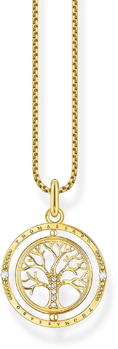 Halskette Tree of Love - 750 Gelbgold Vergoldung