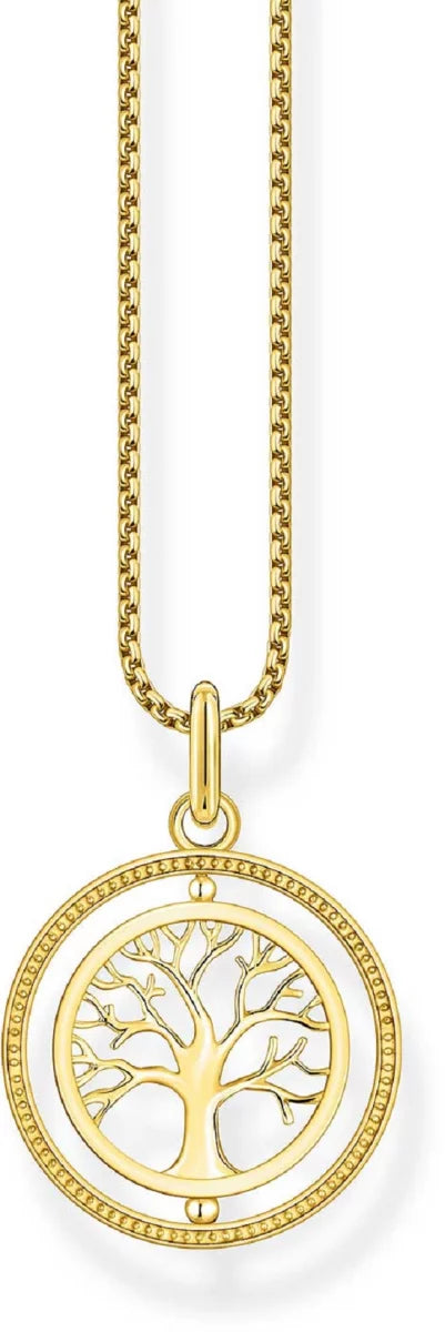 Halskette Tree of Love - 750 Gelbgold Vergoldung