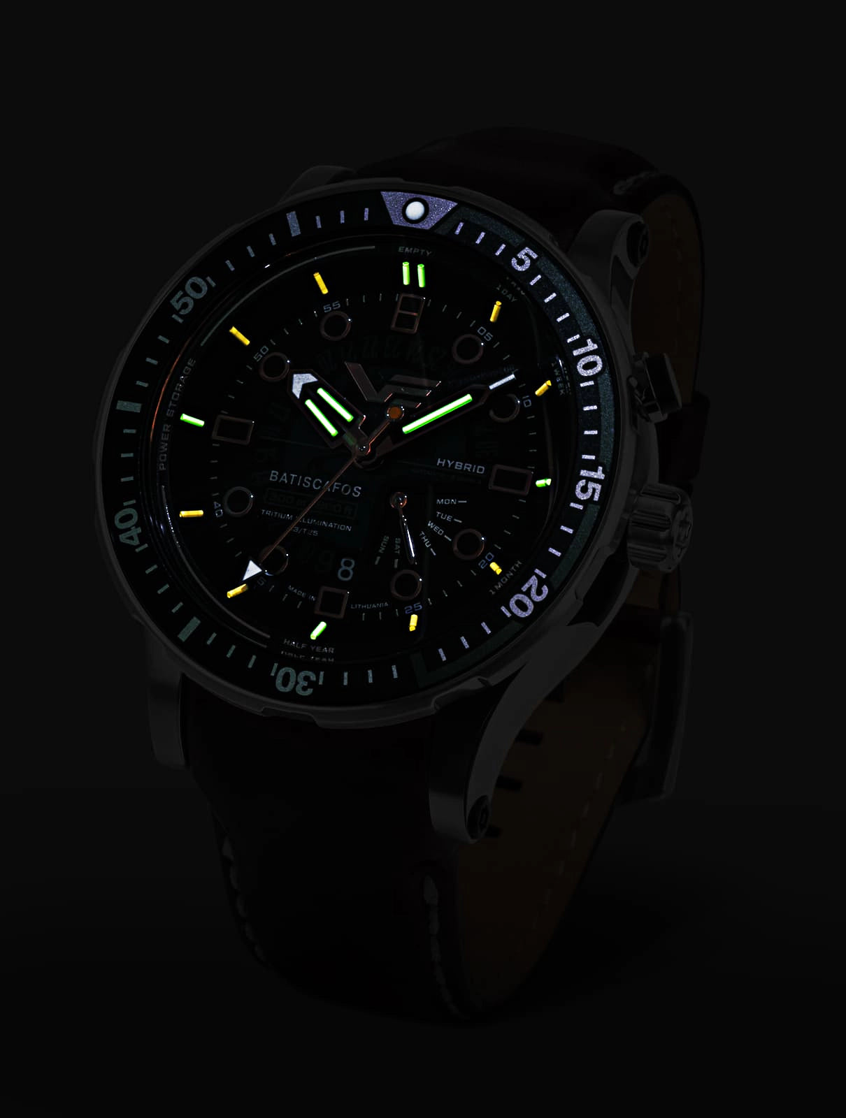 Herrenuhr grün mit Edelstahlgehäuse - Vostok Europe Modell: PX84-511A770