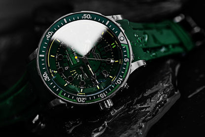 Herrenuhr grün mit Edelstahlgehäuse - Vostok Europe Modell: PX84-511A770