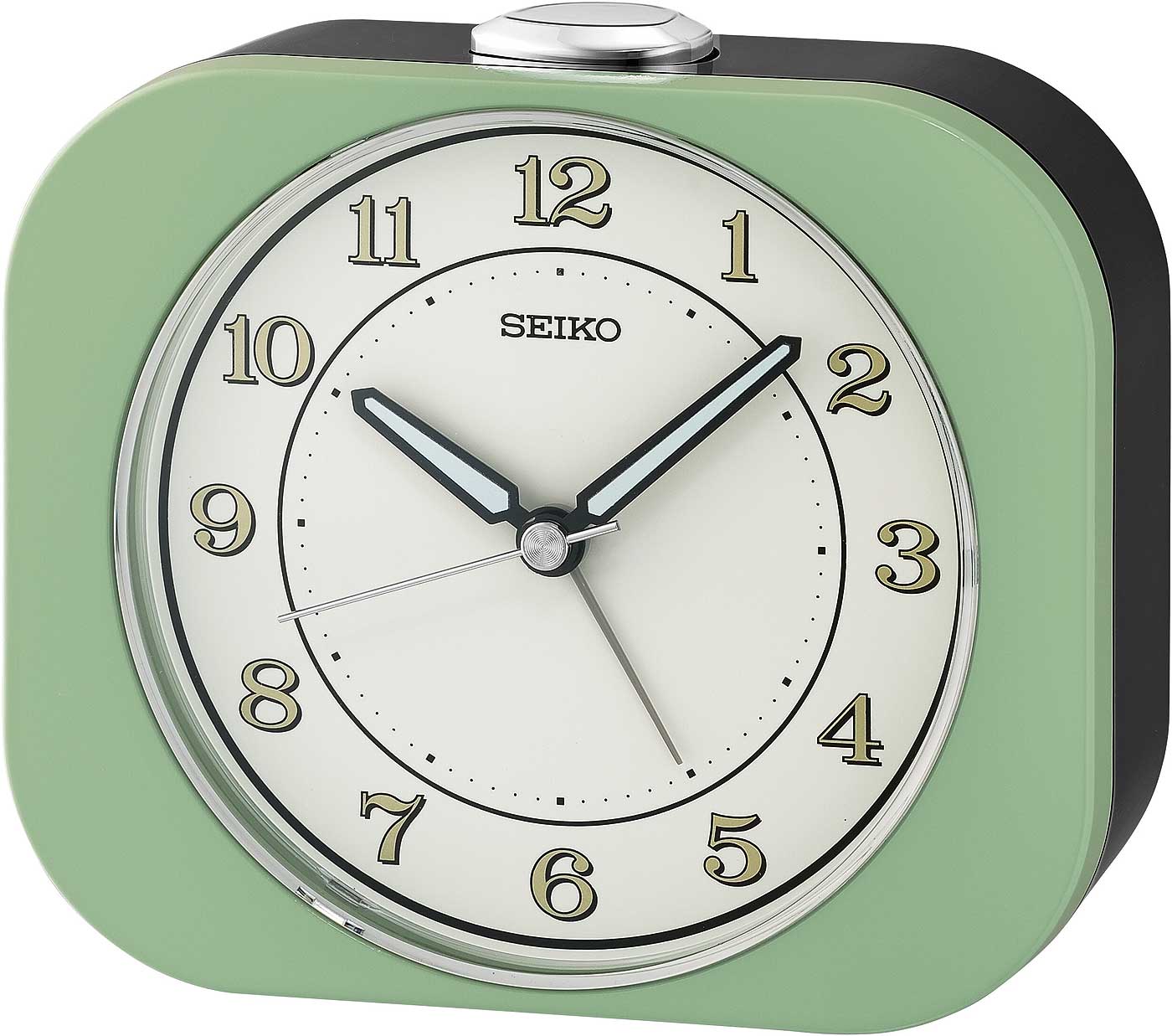 Seiko Klassischer Wecker 11.3 cm Kunststoff • Leises Uhrwerk • Weckfunktion mit Snooze