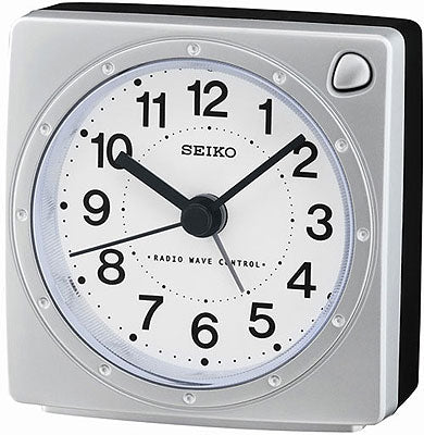 Seiko Funkwecker Modern 7.8 x 7.5 x 4.4 cm Kunststoff • Funkgesteuert • Mit Snooze-Funktion