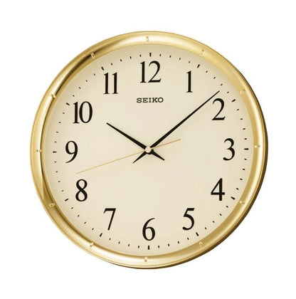 Seiko Wanduhr 31,1x31,1x4,4 cm Kunststoff • Geräuschloses Quarzwerk • Klare Ziffern