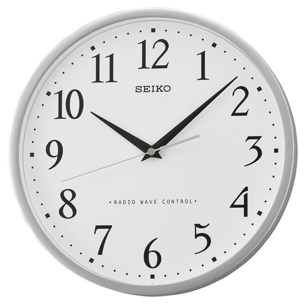 Seiko Wanduhr 30 cm Ø Kunststoff • Funkgesteuert • Zeitloses Design