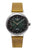 Bauhaus Classic 2160-4 Herren Automatik • Gangreserveanzeige • Grünes Zifferblatt