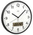JVD Wanduhr 29,5x29,5x4 cm Kunststoff • Funkgesteuert • Temperatur & Luftfeuchtigkeit