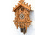 Rombach & Haas TRADITION 3521 Wanduhr Holz (dunkel) • Mechanisches 8-Tage-Werk • Handgeschnitzte Laubsäge-Arbeit