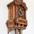 Rombach & Haas TRADITION 3401 Wanduhr Holz dunkel • Mechanisches 8-Tage-Werk • Handgeschnitzte Laubsäge-Arbeit