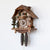Rombach & Haas Tradition 3465 Wanduhr Holz (dunkel) • Mechanisches 8-Tage-Werk • Handgeschnitzte Schwarzwälder Kuckucksuhr