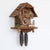 Rombach & Haas Tradition 3465 Wanduhr Holz (dunkel) • Mechanisches 8-Tage-Werk • Handgeschnitzte Schwarzwälder Kuckucksuhr