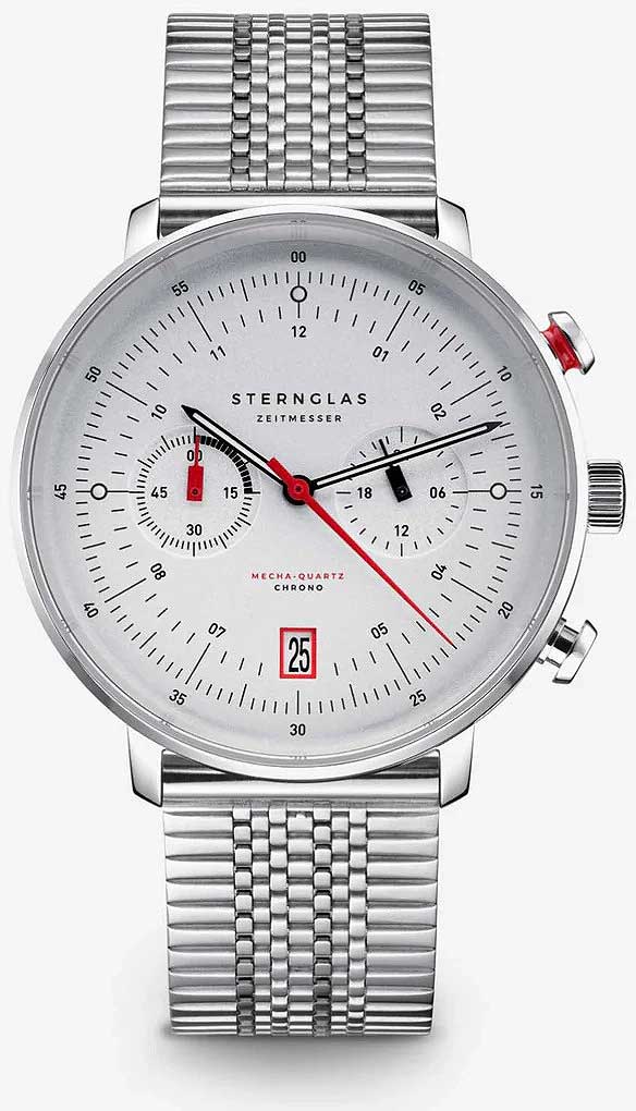 Herrenuhr Hamburg - Sternglas Modell: S01-HC10-ME08