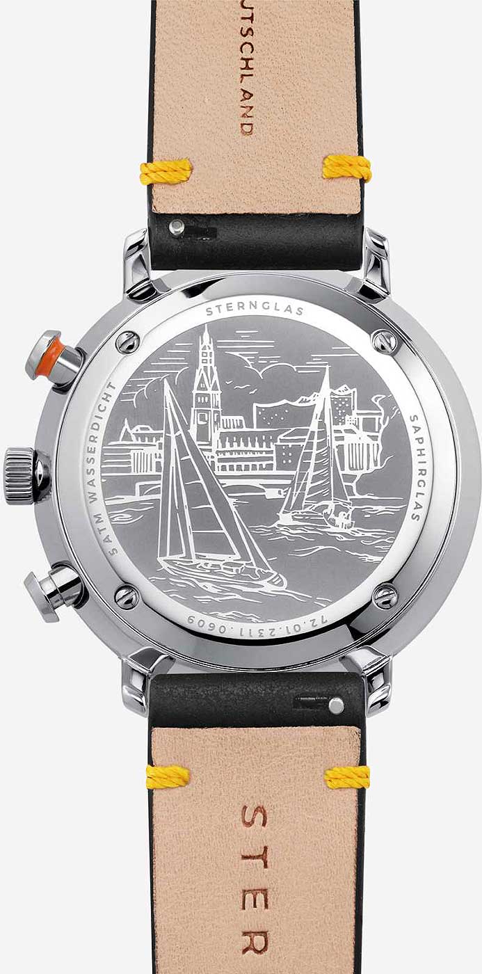 Herrenuhr Hamburg - Sternglas Modell: S01-HC36-VI22