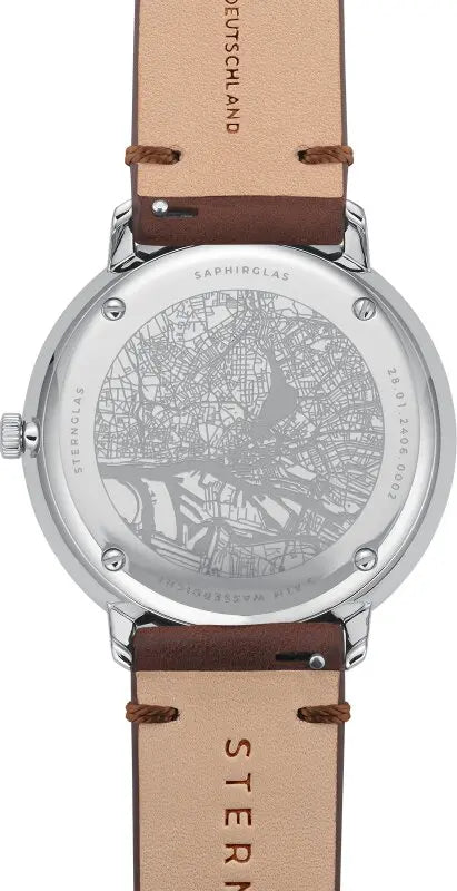 Sternglas Hamburg Quarz S01-HH39-VI11 - Lederarmband