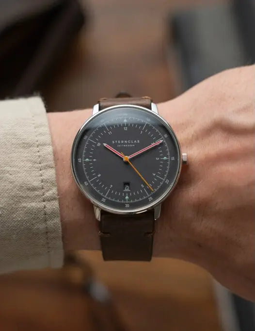 Sternglas Hamburg Quarz S01-HH39-VI11 - Lederarmband