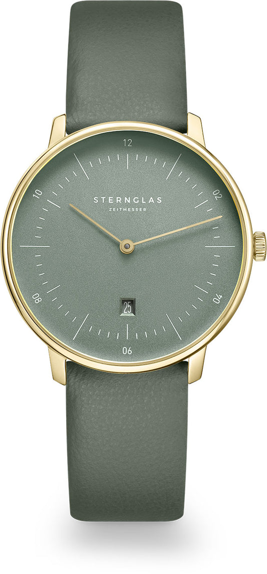 Damenuhr Serie Naos XS Edition Flora Salbei Sternglas S01NDF18KL09