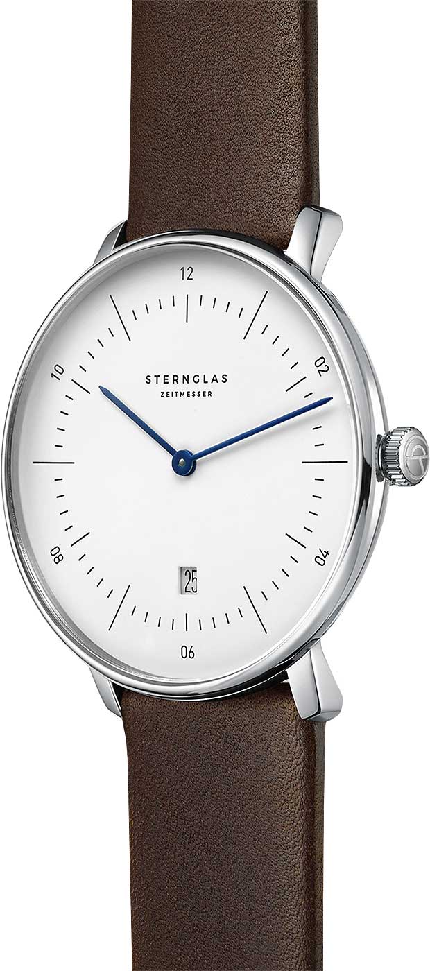 Sternglas Naos S01-NX01-PR04 Herren Uhr • Saphirglas • Flaches Bauhaus-Design