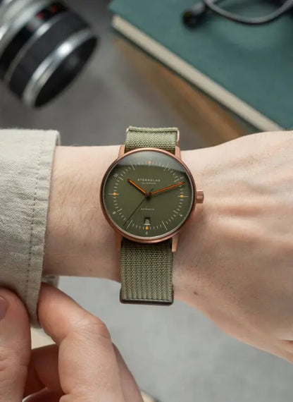 Sternglas NAOS Automatik S02-NA35-FI05 - grünes Zifferblatt