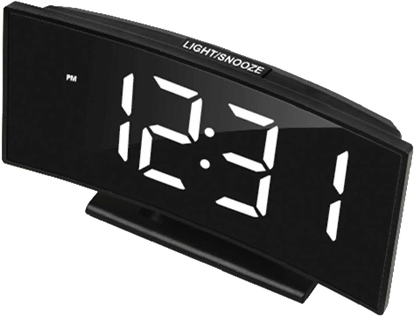 Netzwecker, digital, schwarz, weiße Anzeige - JVD Modell: SB681.3