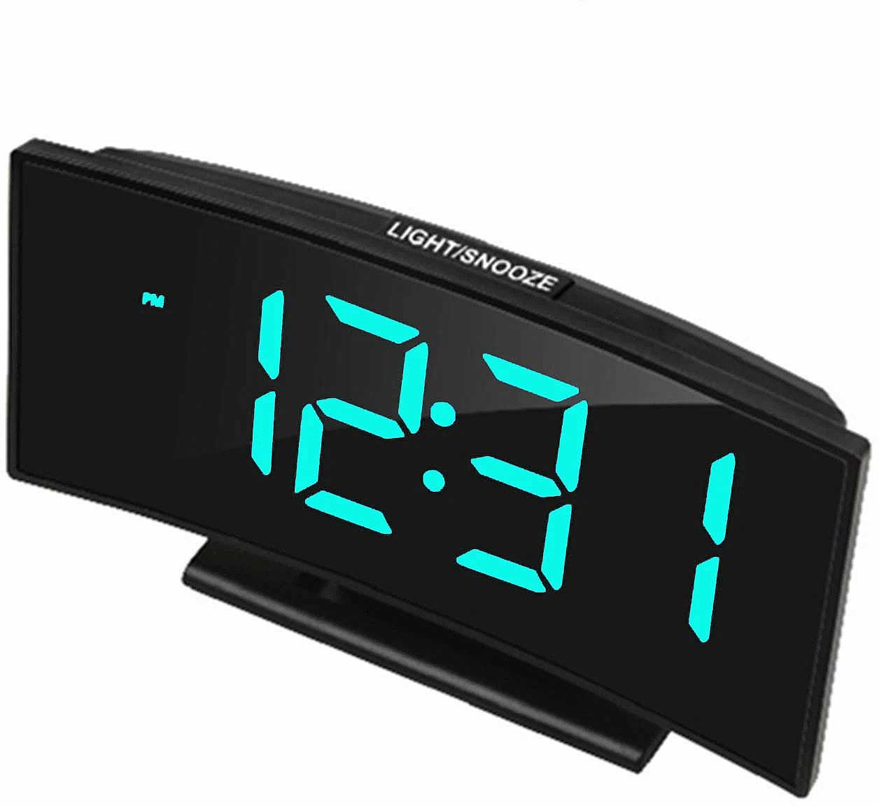 Netzwecker, digital, schwarz, hellblaue Anzeige - JVD Modell: SB681.5