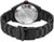 Herrenarmbanduhr-Rückseite mit Metallarmband und Gehäuseboden