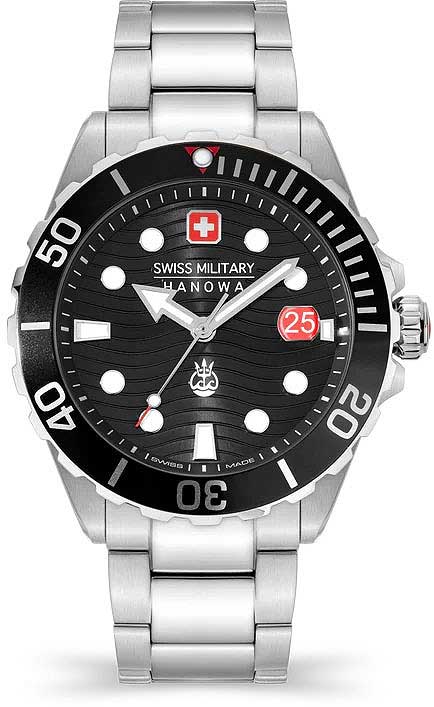 Swiss Military by Hanowa Offshore Diver II SMWGH2200301 Herren Uhr • Quarz Uhrwerk • Saphirglas • 20 Bar Wasserdicht