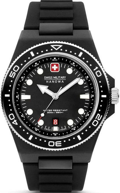 Swiss Military by Hanowa Ocean Pioneer #Tide SMWGN0001180 Herren Uhr • Saphirglas • 20 Bar Wasserdicht