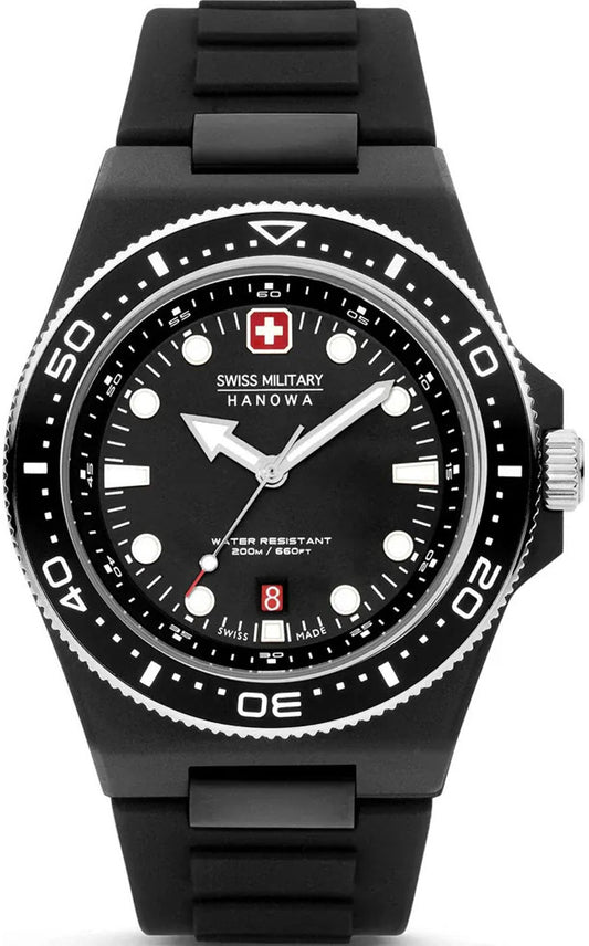 Swiss Military by Hanowa Ocean Pioneer #Tide SMWGN0001180 Herren Uhr • Saphirglas • 20 Bar Wasserdicht
