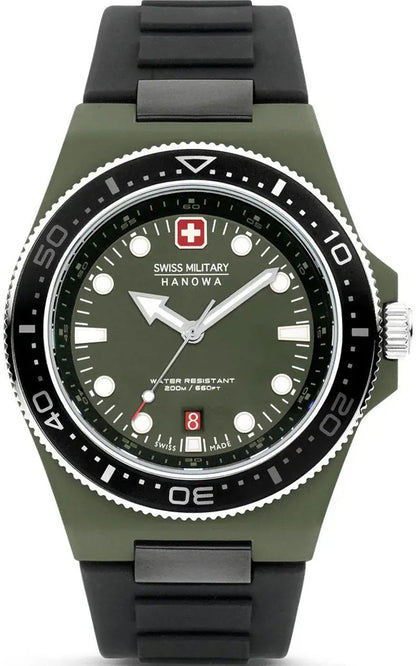 Swiss Military by Hanowa Ocean Pioneer SMWGN0001181 Herren Uhr • Saphirglas • 20 Bar Wasserdicht