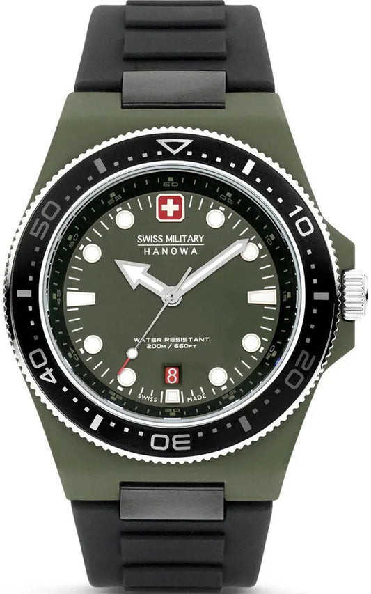 Swiss Military by Hanowa Ocean Pioneer SMWGN0001181 Herren Uhr • Saphirglas • 20 Bar Wasserdicht