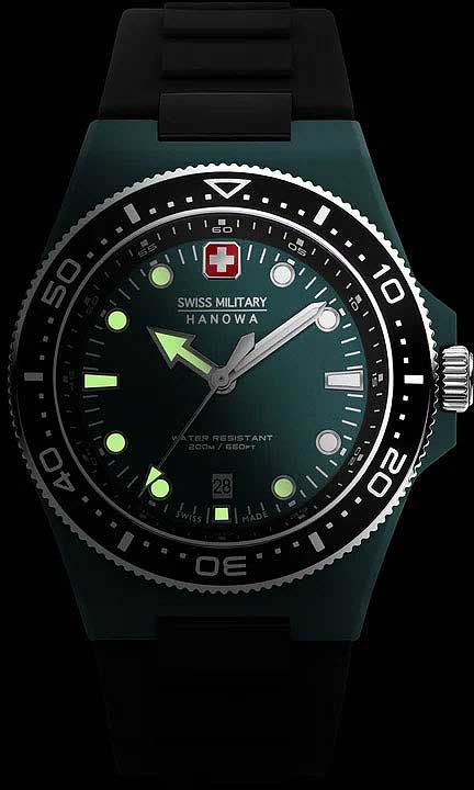 Traser SWISS-MILITARY Uhr • trigalight® • Swiss Made