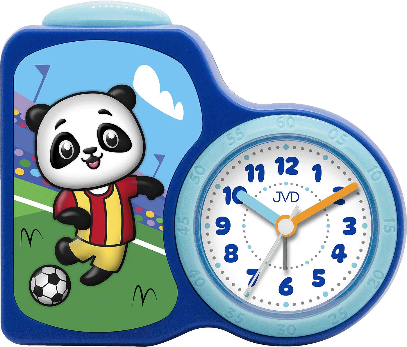 JVD Analog Alarm Clock 13.55x16x7.06cm Plastic • Silent sweep second hand • Dial illumination