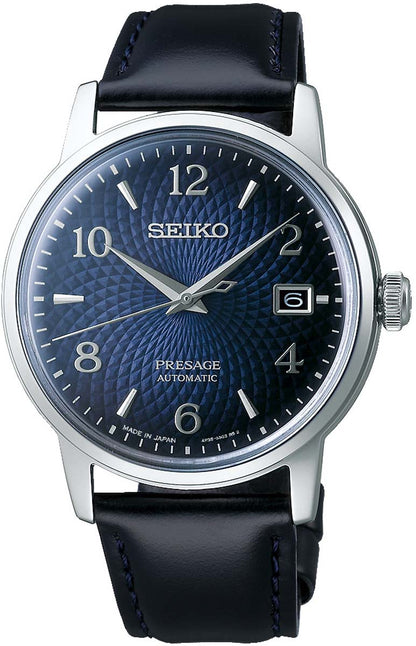 Seiko Presage SRPE43J1 Uhr • Automatik • Blaues Cocktail-Zifferblatt