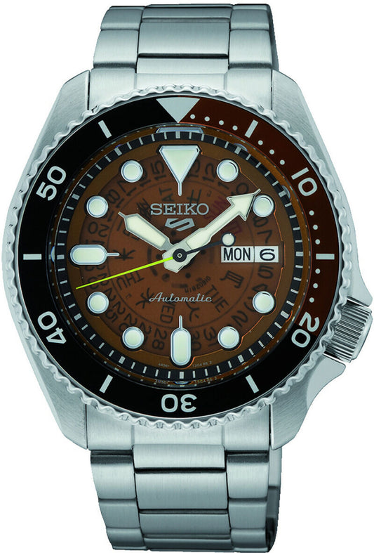 Seiko 5 Sports SRPJ47K1 Herren Uhr • Manufakturkaliber • Hardlexglas