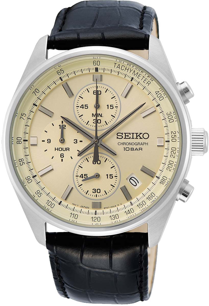 Seiko Chronograph SEIKO-SSB383P1 Uhr • Stoppfunktion • 10 Bar