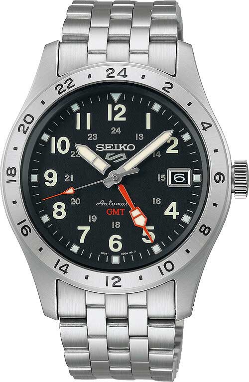 Seiko 5 Sports Field Series SSK023K1 Herren Uhr • Automatikwerk • GMT-Funktion