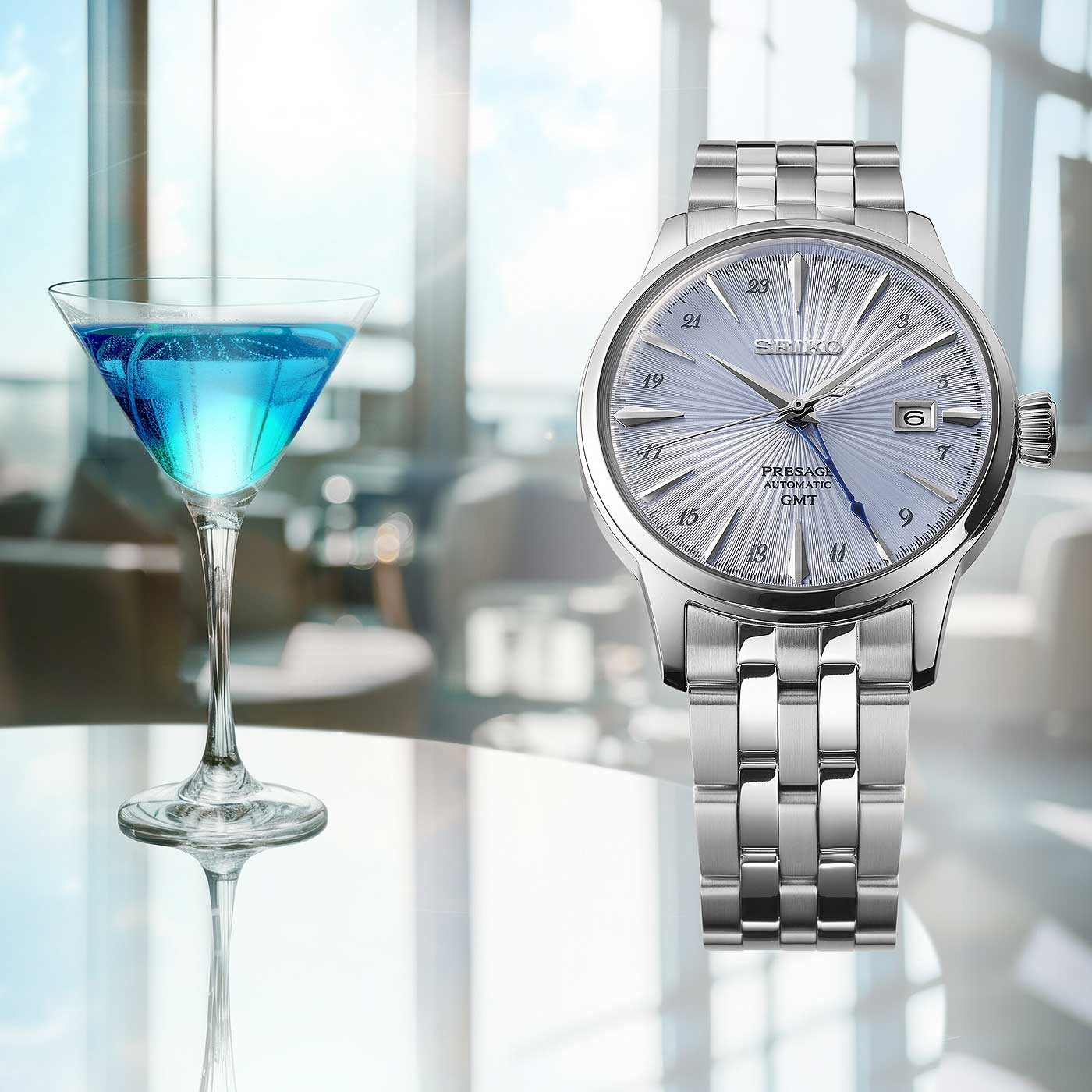 Seiko 5 Sports SSK037J1 Uhr • GMT-Funktion • Automatikwerk